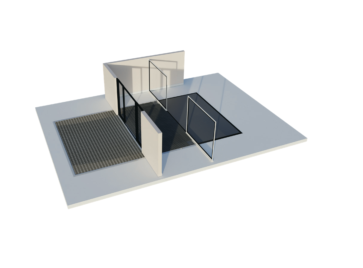 EXCO A Standard Profile Aluminium Entrance Matting Combination