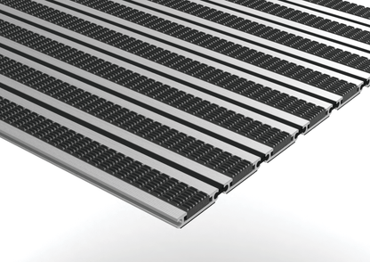 EXCO A Low Profile Aluminium Entrance Matting with Scrapers
