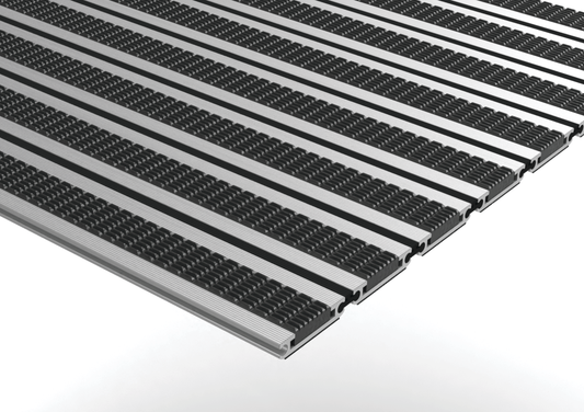 EXCO A Low Profile Aluminium Entrance Matting with Scrapers