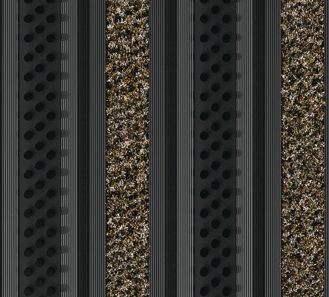 EXCO A Low Profile Black Anodised Combination Entrance Matting