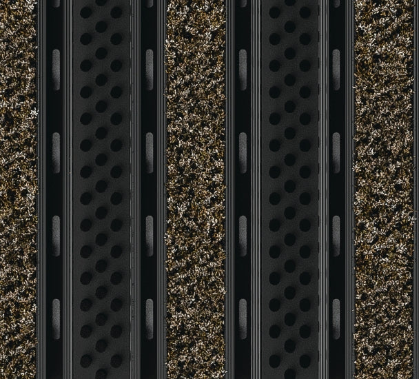 EXCO A Standard Profile Anodised Entrance Matting Combination