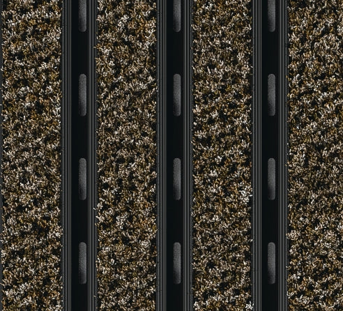 EXCO A Standard Profile Anodised Entrance Matting with Alba ECONYL