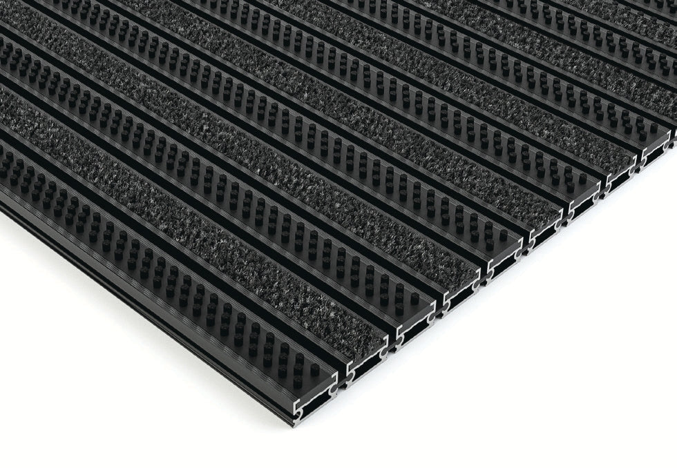 EXCO A Standard Profile Anodised Entrance Matting Combination