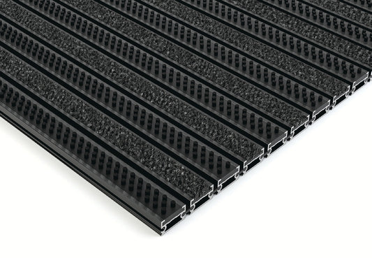 EXCO A Standard Profile Anodised Entrance Matting Combination