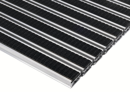 EXCO A Standard Aluminium Entrance Matting with Scapers