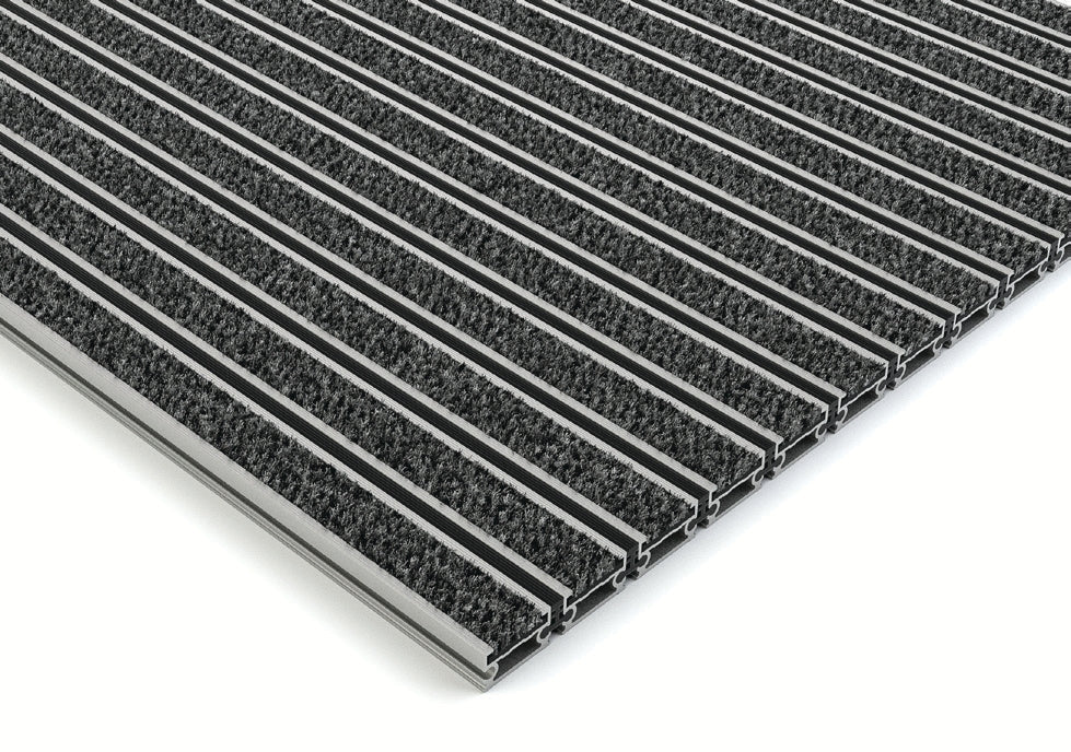 EXCO A Standard Profile Aluminium Entrance Matting with Alba ECONYL