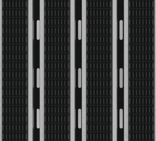 EXCO A Standard Aluminium Entrance Matting with Scapers