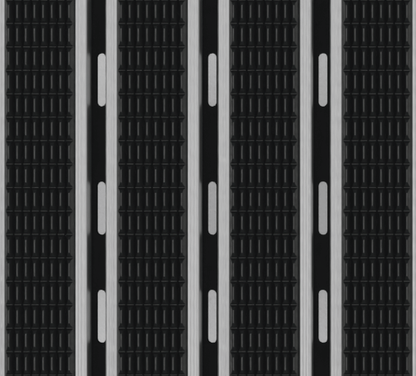 EXCO A Standard Aluminium Entrance Matting with Scapers