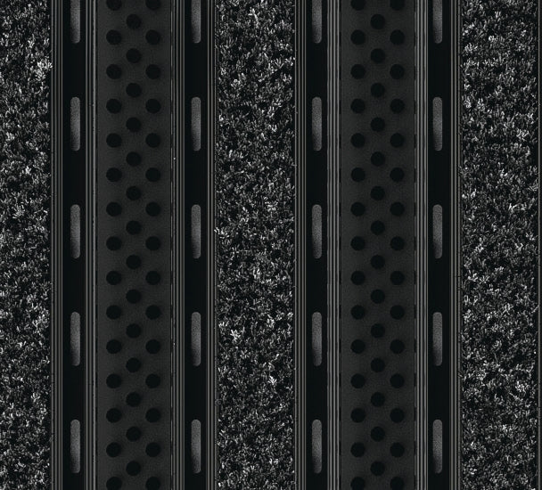 EXCO A Standard Profile Anodised Entrance Matting Combination