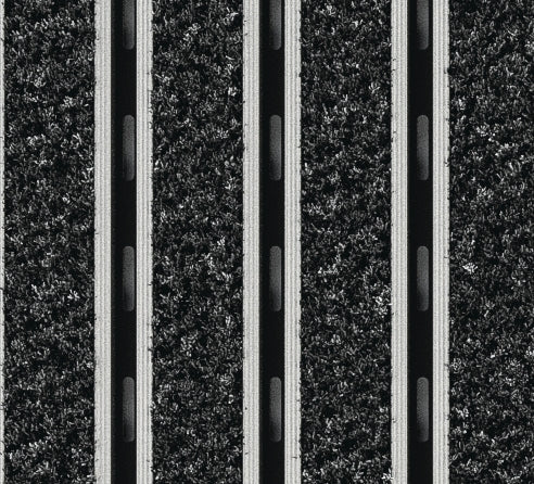 EXCO A Standard Profile Aluminium Entrance Matting with Alba ECONYL