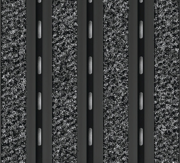 EXCO A Low Profile Anodised Entrance Matting with Alba ECONYL