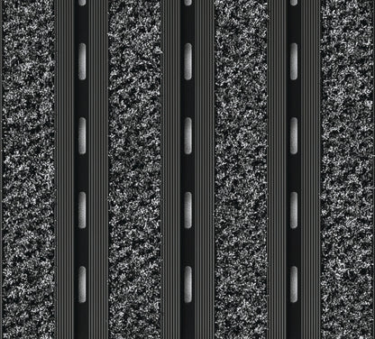 EXCO A Low Profile Anodised Entrance Matting with Alba ECONYL