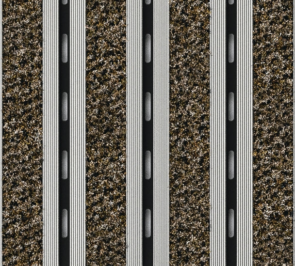 EXCO A Low Profile Aluminium Entrance Matting with Alba ECONYL